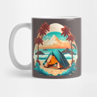 wild camping, adventurer, adventure hiking, design v16 Mug